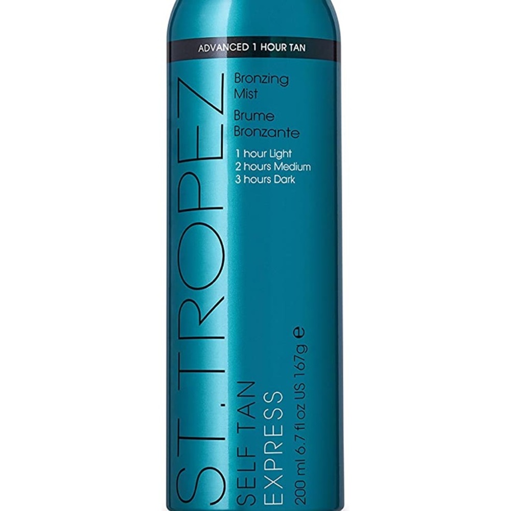 St Tropez Express mist is easy to apply & delivers an all over, streak-free tan
